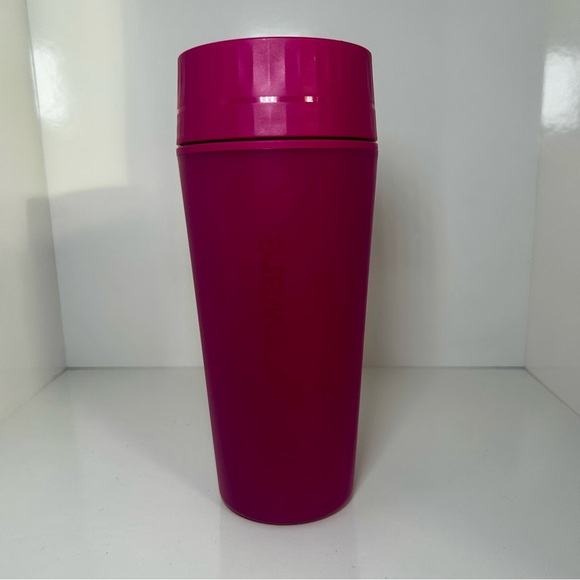 Tupperware Thermos/Commuter Mug/Travel Cup, 16oz, Rhubarb Purple, Excellent Con - Picture 3 of 6